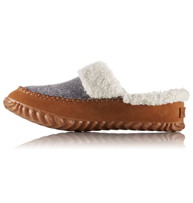 Womens Slippers Brown/Grey - Sorel Out N About™ - 093752-UVJ